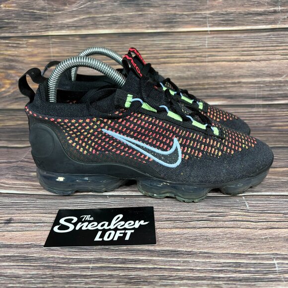 Nike Shoes - Nike Air Vapormax 2021 Flyknit Multicolor Black Women's Athletic‎ Shoes
